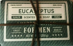 EUCALYPTUS Scented Soap Bar Mens Commonwealth Soap Made in USA Ltd Ed 9 oz New - Picture 1 of 4