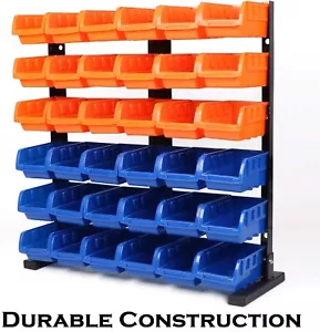 Storage Bins Rack Bolts Nut Screws Organizer Garage Store Workshop Tool Stand Ne - Picture 1 of 10