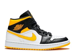W AIR JORDAN 1 MID SE 'WHITE LASER ORANGE' CV5276-107 - Picture 1 of 1