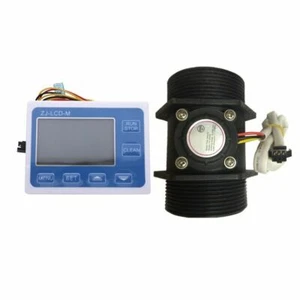 NEW G 2" inch Flow Water Sensor Meter+LCD Digital Display Controller - Bild 1 von 10
