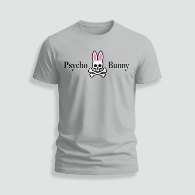 Psychoo Bunnyy logo funny T-Shirt Size S-5XL Made in USA - Image 1 of 2
