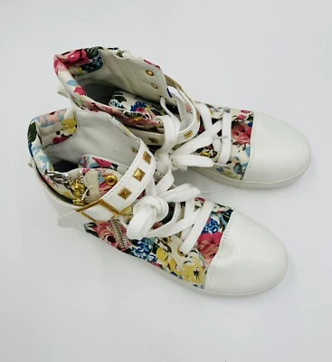 Zapatillas florales Hi Top para mujer Foto 1 de 4