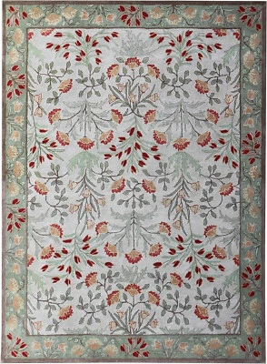 Rug Hand Tufted Multi Traditional Oriental Handmade Woolen Area Carpet - Image 1 of 4