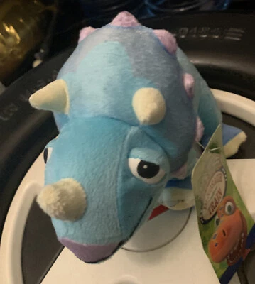 Nuevo Dinosaur Train Tank the Triceratops 12 pulgadas de felpa con etiqueta PBS Jim Henson Foto 1 de 4