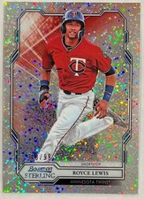 2019 Bowman Sterling #BPR-1 Royce Lewis Speckle Refractor Prospect /99