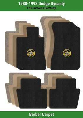Alfombrillas delanteras y traseras Lloyd Berber para Dodge Dynasty 88-93 con Super Bee 1 Foto 1 de 4
