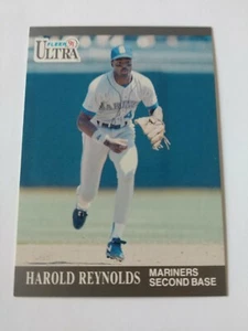 1991 Ultra Seattle Mariners Baseball Card #343 Harold Reynolds - Picture 1 of 2