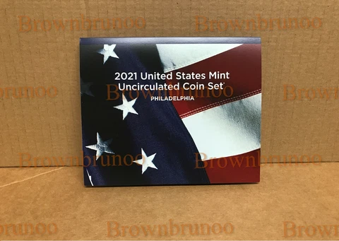 2021 P Uncirculated Coin Set 7 Coins United States Mint PHILADELPHIA w/ COA Cover