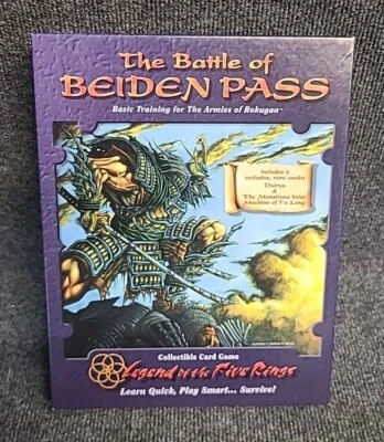 AEG Leyenda de los Cinco Anillos La Batalla de Beiden Pass Juego de Cartas Coleccionable NUEVO EN CAJA Foto 1 de 4