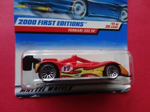 HOT WHEELS 2000 RED FERRARI 333 SP 11/36 1ST EDITIONS - Picture 1 of 5