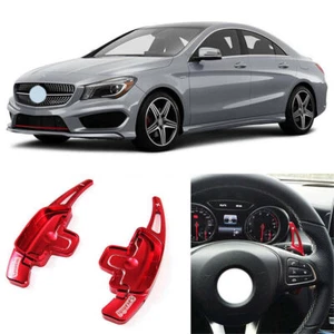 Alloy Steering Wheel DSG Paddle Shifters Extension For Mercedes CLA Class 15-18 - Picture 1 of 7