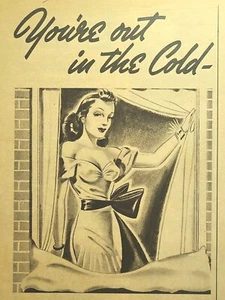 Barbasol crema da barba bella donna finestra stampa vintage pubblicità 1939 - Foto 1 di 5