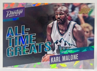 Karl Malone #15 Crystal 2017-18 Panini Prestige - All-Time Greats Utah Jazz - Image 1 of 2