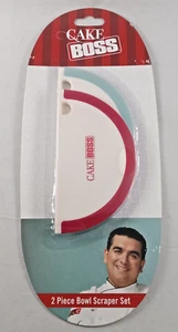 Cake Boss Bowl Scraper (2 Piece Set) NEW TLC 2013 - Picture 1 of 2