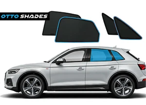 Sun Shade Magnetic Car Sun Blind Mesh Rear Port Window for Audi Q5 2019-25 - Picture 1 of 16