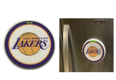 NBA Los Angeles Lakers 3D Foam Logo Magnet Home Office Bar Decor Cover