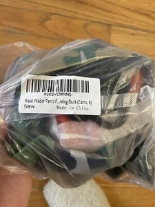 Waist Waders-Fishing-Camo Print Size 8-NEW - Picture 1 of 9
