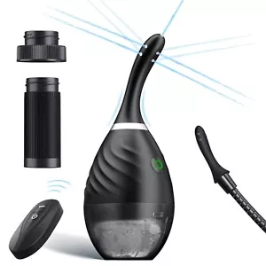 Anal Douche Automatic Enema Douche - 9 Holes Electric Enema with 5 Speeds Ene... - Picture 1 of 7