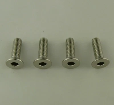 Brake Disc Rotor Retaining Screws for Audi Volkswagen Stainless Steel Pack of 4 - Image 1 of 2