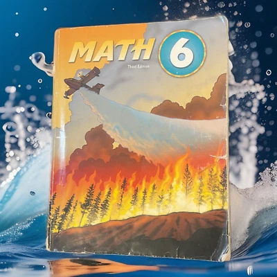 BJU! Math 6! Third Edition! Education! Math! Book! Schooling! Bob Jones!  - Image 1 of 3