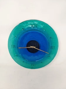  Orologio Watch Clock Wall Parete vintage vetro Murano Glass Original - Picture 1 of 6
