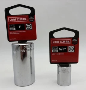 CRAFTSMAN2 pc Replacement 1”, 5/8” Standard Sockets NEW - Picture 1 of 2