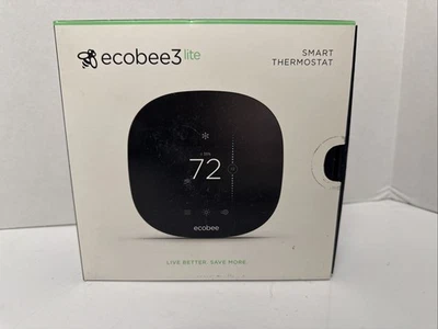 ecobee3 lite Smart Thermostat  Black EB-STATE3LTP-02 NEW - Image 1 of 4