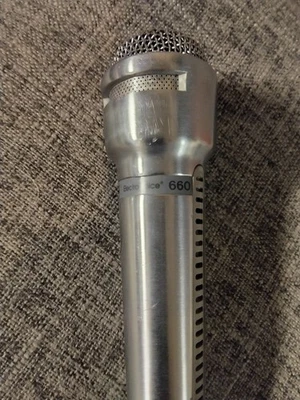 Vintage ElectroVoice 660 Dynamic Super Cardioid DUAL-Z Microphone Vintage  Teste - Image 1 of 4