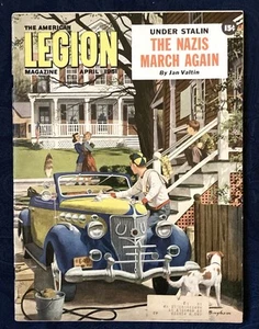 American Legion Magazine April 1951 Nazis March Again Air Force Nice Ads - Picture 1 of 10
