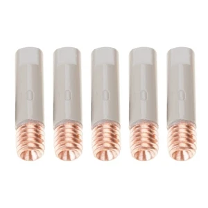 5pcs 25mm Length Metal Conductive Welding Nozzles Tip With Anticorrosion Coating - Picture 1 of 11