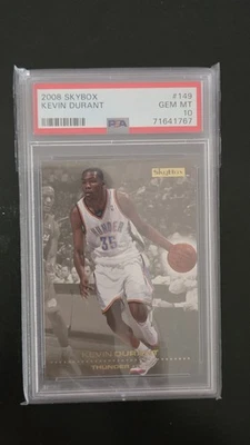 Tarjeta de 10 gemas #149 Kevin Durant Skybox SP 2008-09! CUBIERTA SUPERIOR 2º AÑO! Foto 1 de 4
