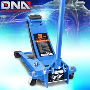 3 Ton for Truck SUV Pickup Pump Lift Steel Low Profile Hydraulic Floor Jack Blue - Foto 1 di 9