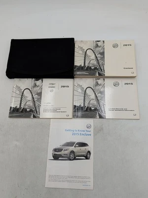 Buick Enclave 2015 conjunto manual para propietarios con estuche sistema de infoentretenimiento envío gratuito Foto 1 de 4