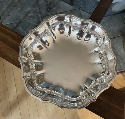 Vintage Chippendale International Silver Co.  Serving Dish 10” Wide 2” Tall #658 - Image 1 of 4