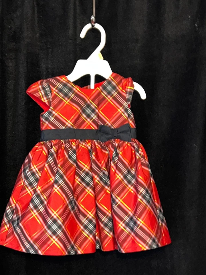 Vestido Carter's Rojo Fiesta Infantil Niñas Talla 6 Meses Foto 1 de 3