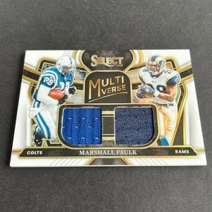 2023 Panini Select Multiverse White Jersey #MU-MFA Marshall Faulk /75 - Imagen 1 de 2