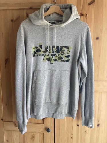 A BATHING APE (BAPE) Felpa con cappuccio Bape X Planet Of The Apes grigia rara