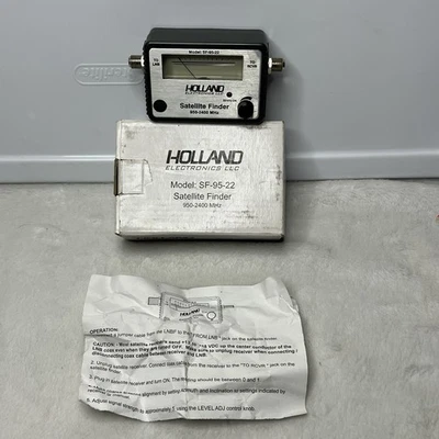 HOLLAND ELECTRONICS SATELLIE FINDER SF-95-22 - Image 1 of 3