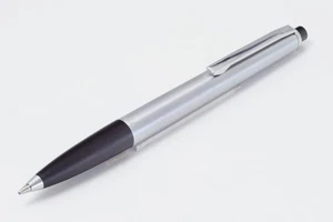 Pelikan K440 K 440 Silverstar Kugelschreiber Chrom strichmattiert Schwarz - Picture 1 of 4