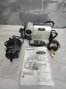 Sharp VL-A110 LCD Viewcam 8 Video Camera With AC Adapter, AV Cables & Remote - Picture 1 of 9