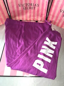 Victoria's Secret PINK Relaxed Jogger Pant Jogginghose Big Logo Small Lila - Bild 1 von 2