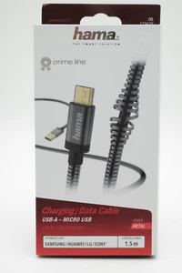 Hama USB-A Micro USB Kabel Prime line hochwertiges Lade - Datenübertragungskabel - Bild 1 von 7
