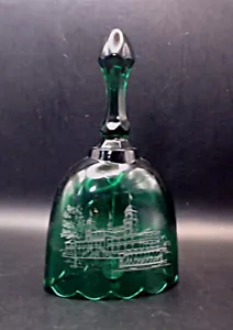 Fenton Glasglocke Weihnachten 1989 Parkersburg, W. Va. Terrapin Park Casino 18/500 - Bild 1 von 8