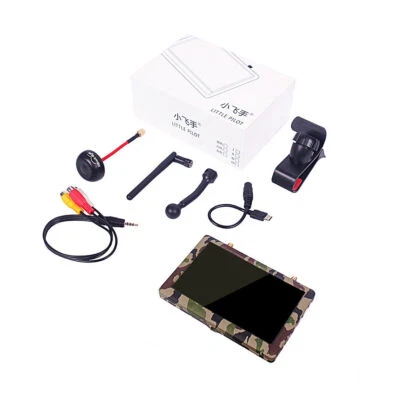 Hawkeye Little Pilot 4 FPV Monitor 5.8G 48CH Dual Receiver HD 6 Video DVR Drone - Image 1 of 4