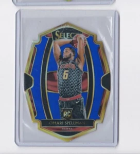 OMARI SPELLMAN 18-19 SELECT BLUE DIE-CUT PRIZM PARALLEL ROOKIE CARD-SERIAL #/249 - Picture 1 of 23