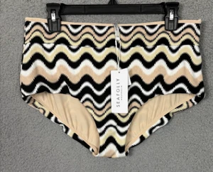 Seafolly Women's Hipster Wide Side Bikini Bottom Multicolor Size 16 NWT's. - Picture 1 of 6