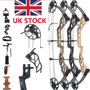 19-70LBS Compound Bow Right Hand Outdoor Archery Sports Hunting Target Shooting - Picture 1 of 19