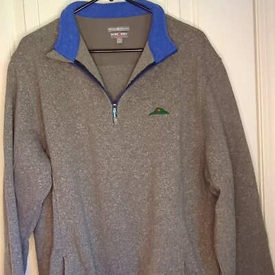 Camisa Pullover Peter Millar Element 4 Warmth Para Hombres XL LS 1/4 Cremallera Con Bolsillos  Foto 1 de 4