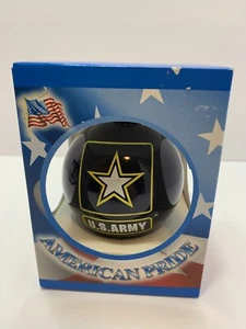 U.S. ARMY -American Pride Glass Blown Christmas Ornament, NIB Holiday Decor - Picture 1 of 4