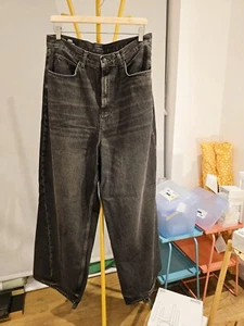 Zara Limited Edition Herren Oversize Fit Jeans Schwarz Gr. 32 - Bild 1 von 3